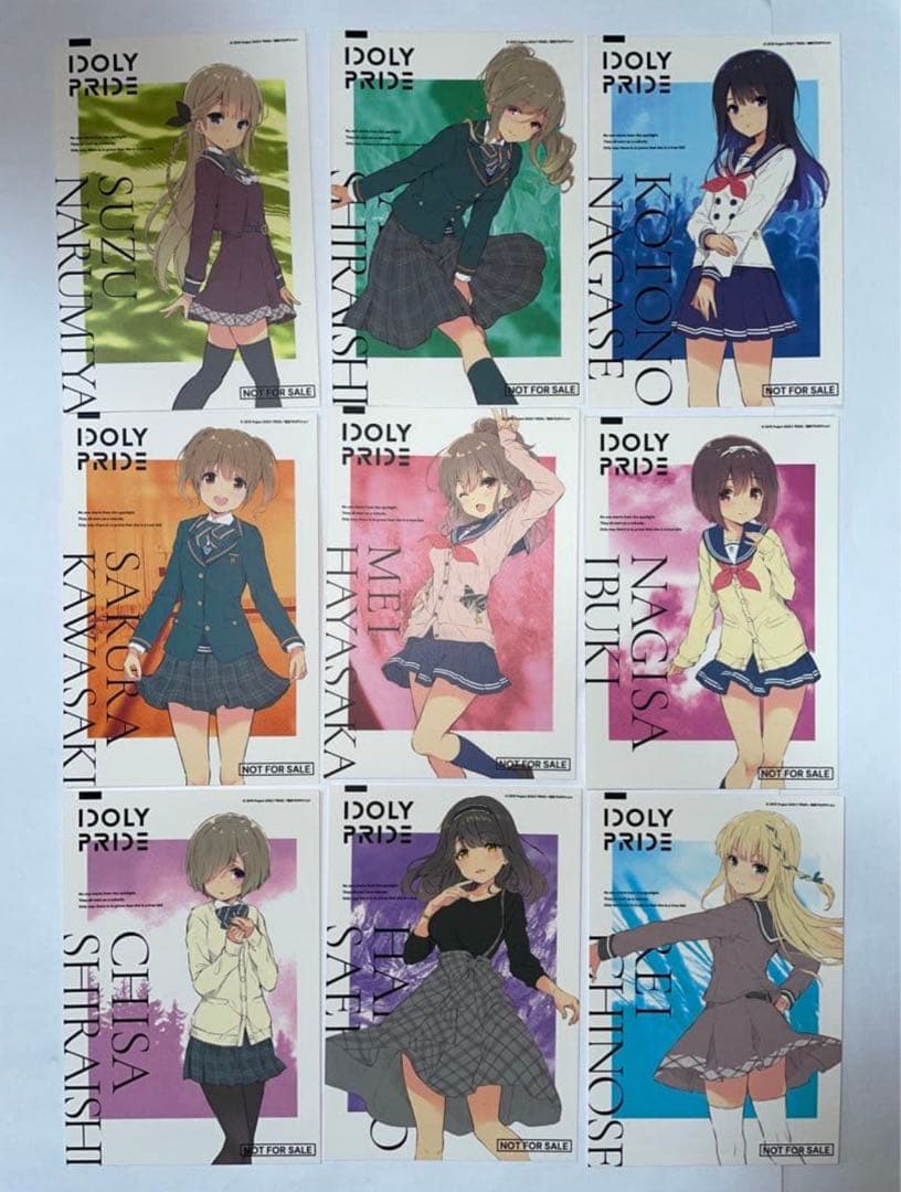IDOLY PRIDE オリジナルポストカード フルコンプ 18枚セット