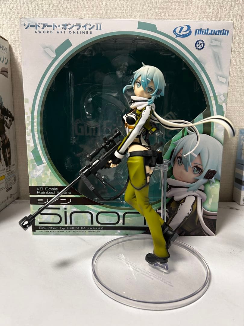 ソードアートオンライン シノン フィギュア2体セット アクアマリン プラテアード