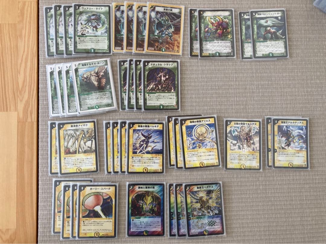 デュエマクラシック05旧枠統一 デッキ8種セット　引退品
