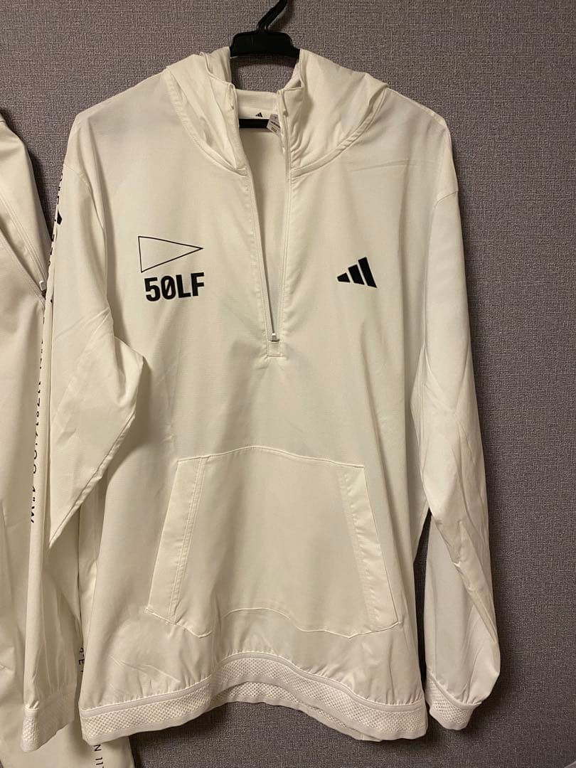 adidas 50LF ホワイト フーディ パンツ セット