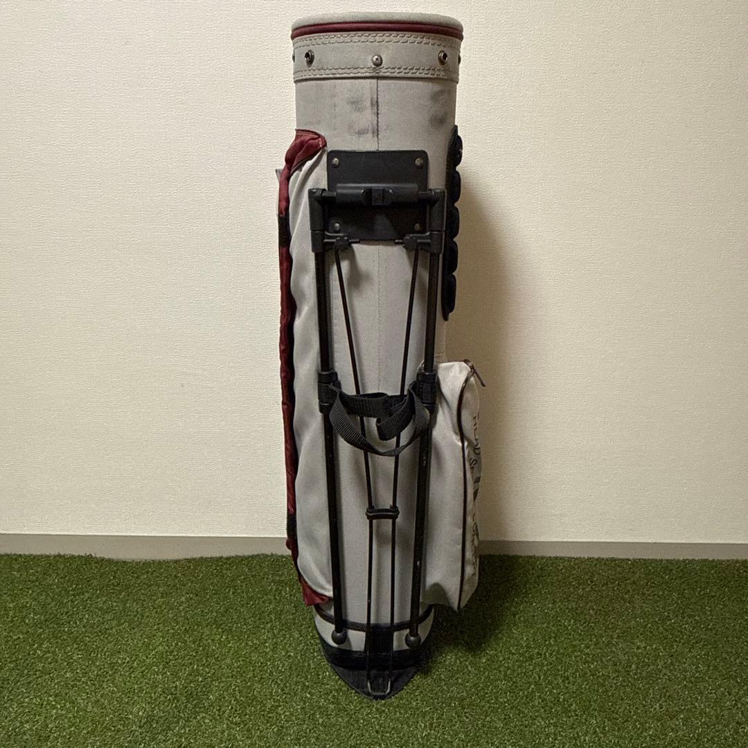 希少 PRGR プロギア キャディバッグ スタンド式 ビンテージ
