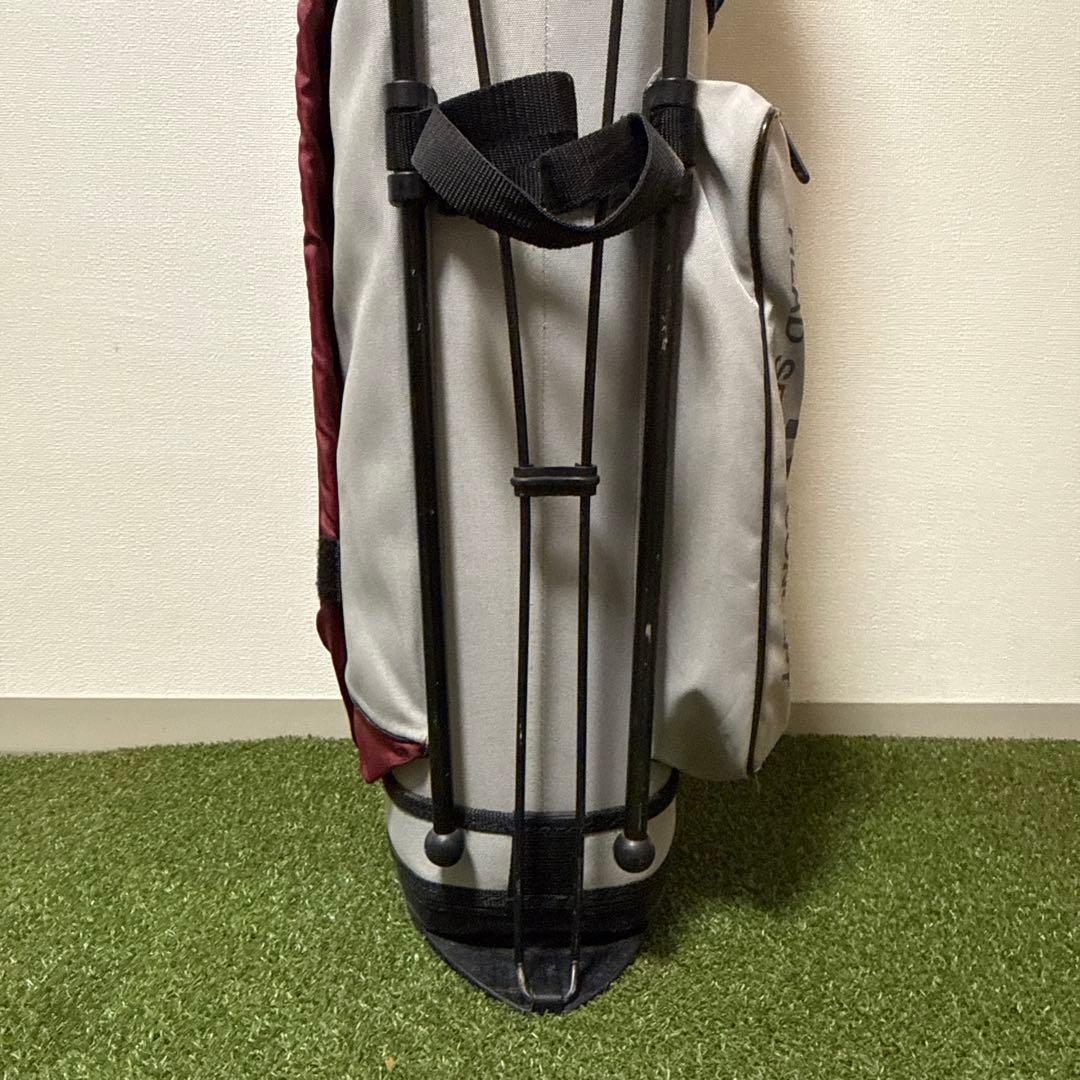 希少 PRGR プロギア キャディバッグ スタンド式 ビンテージ