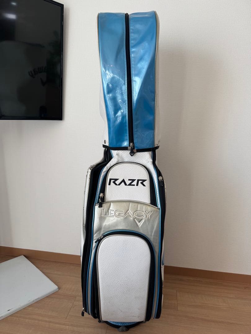 キャロウェイ　キャディバック　ブルー　ホワイト　LEGACY RAZR