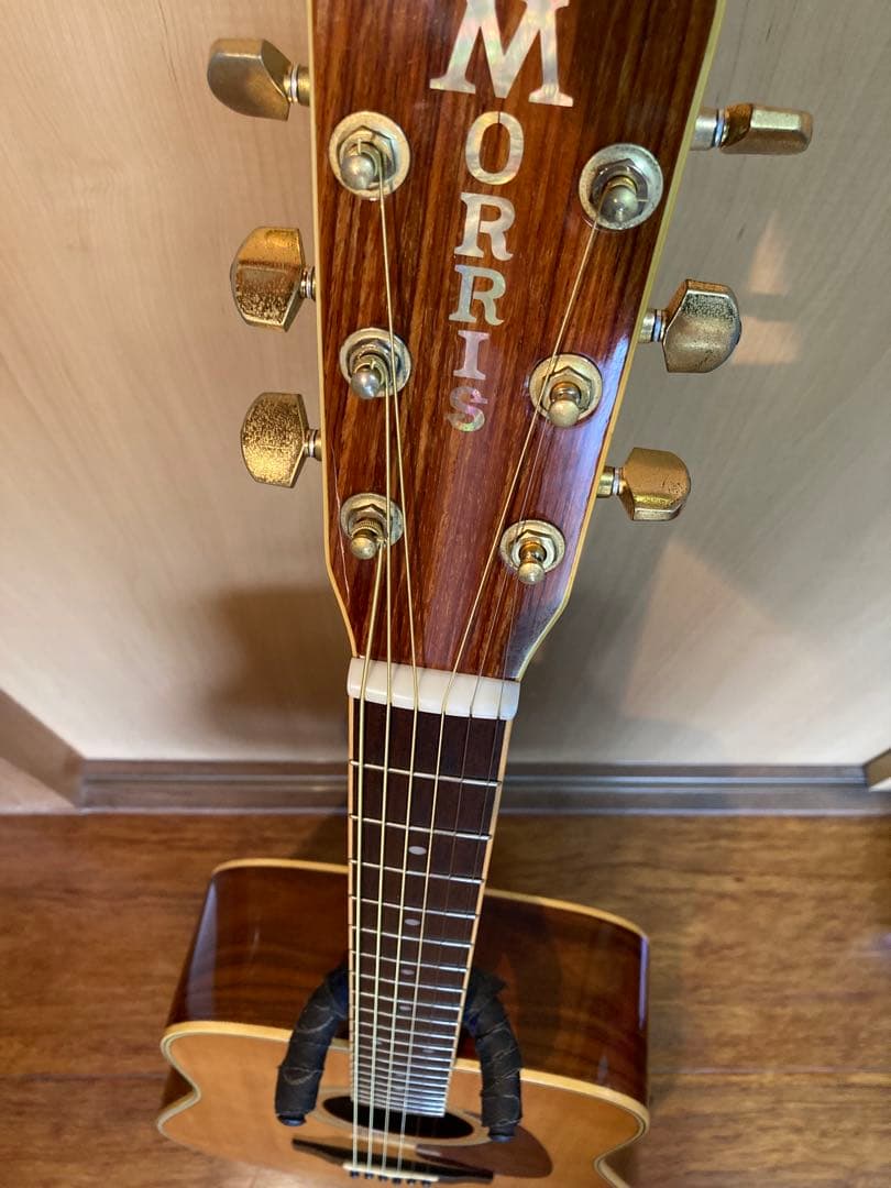 モーリスアコースティックギタージャパンヴィンテージ　ハードケース付　morris
