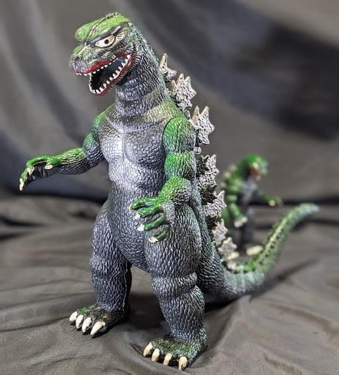 ゴジラ（インペリアル社）ゴム製フィギュア大小２体セット