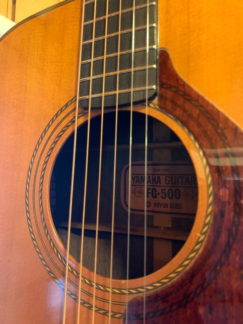 YAMAHA FG-500 赤ラベル　ハカランダ　貫禄美響 稀少個体