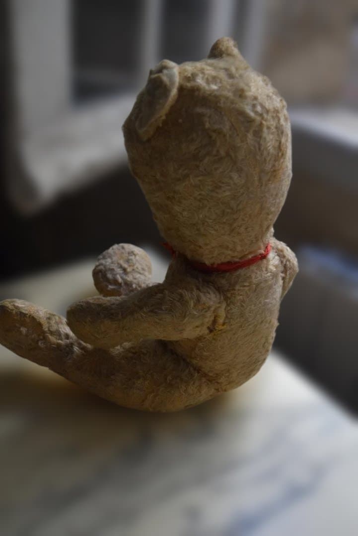 フランスアンティーク たくさん可愛がられたテディベア 熊ぬいぐるみ