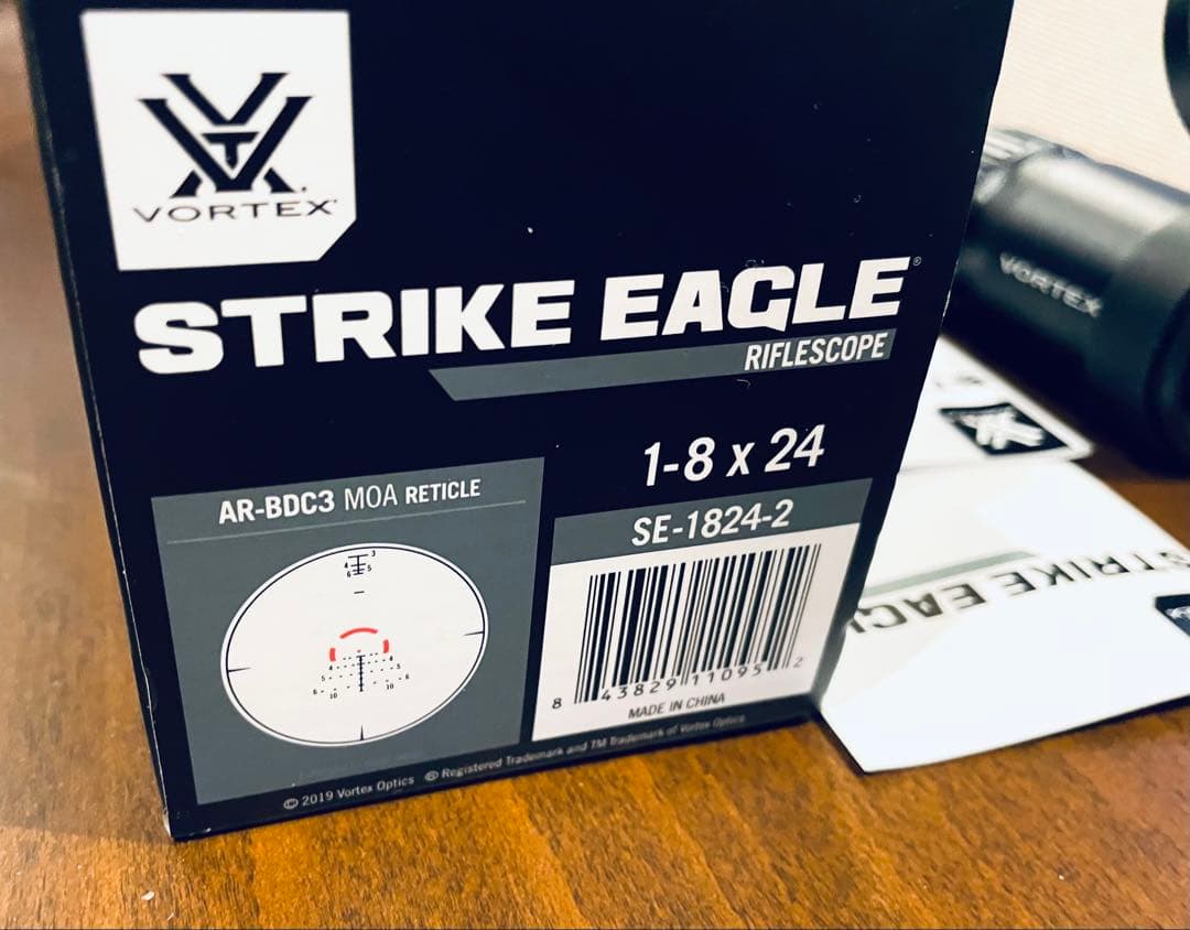 Vortex STRIKE EAGLE 1-8X24 SFP スコープ