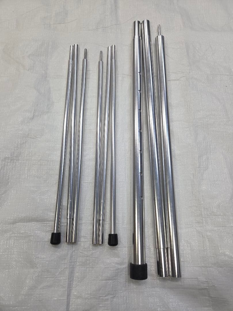 タッソ用 ALラチェットポール210cm　ALアップライトポール130cm2本