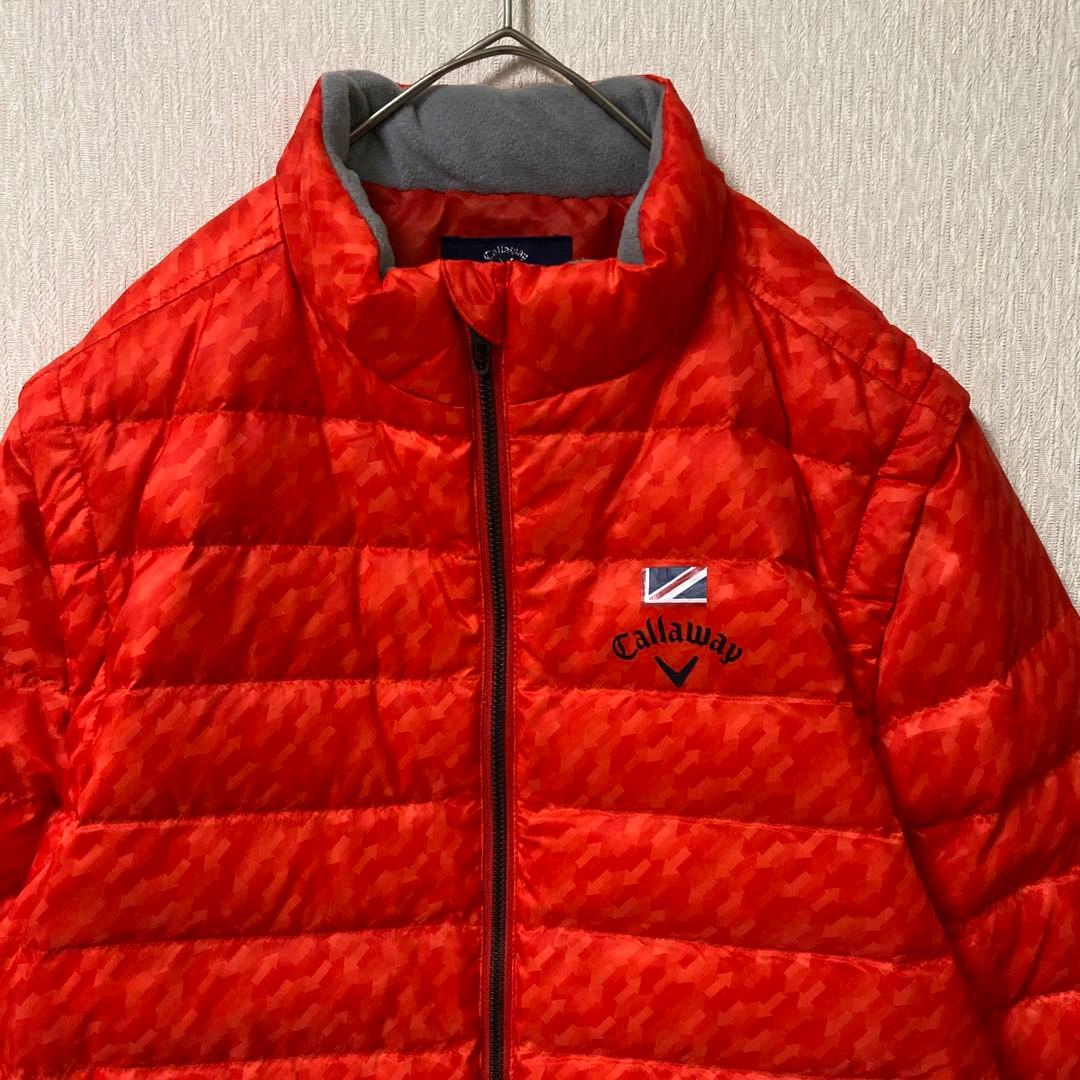 Callaway キャロウェイ 2way ダウンジャケット ベスト防寒 M