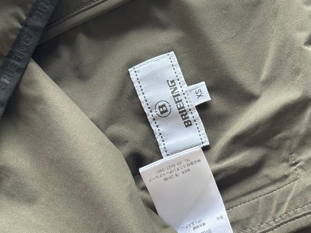 BRIEFING フルジップジャケット オリーブ