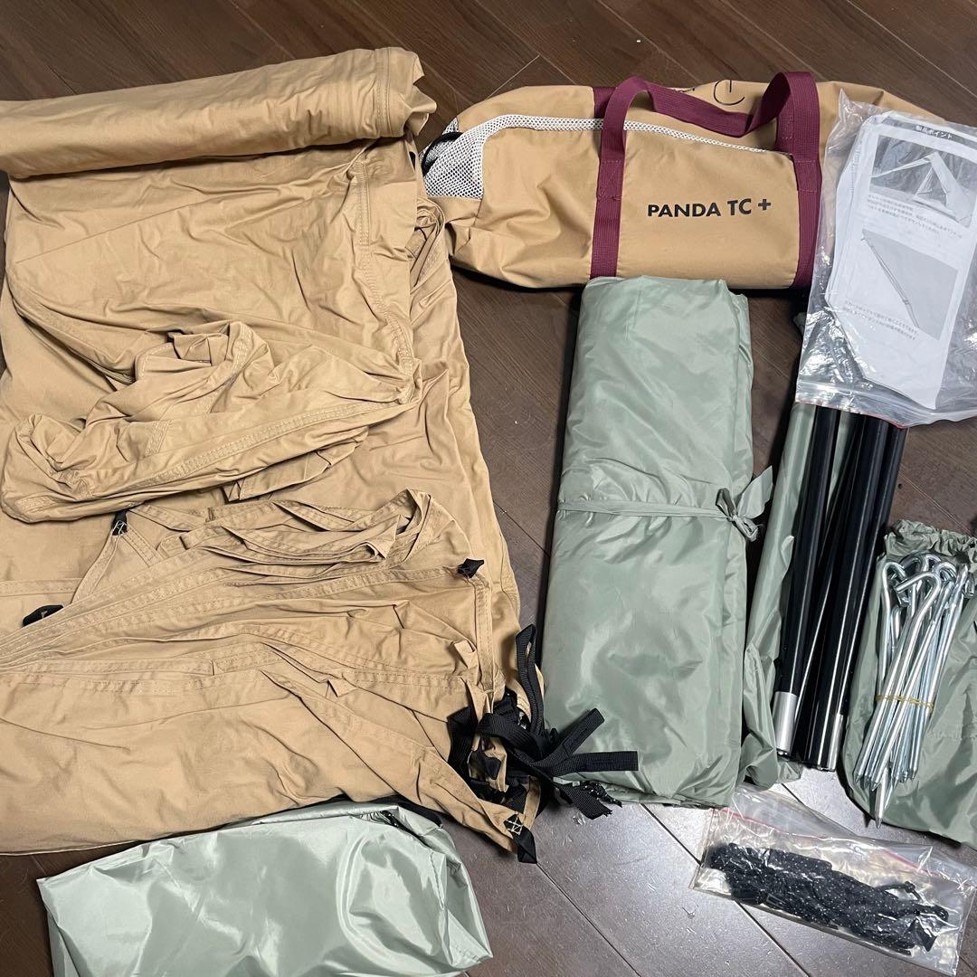 未使用　テンマクデザイン　パンダTC + ワンポールテント　送料無料