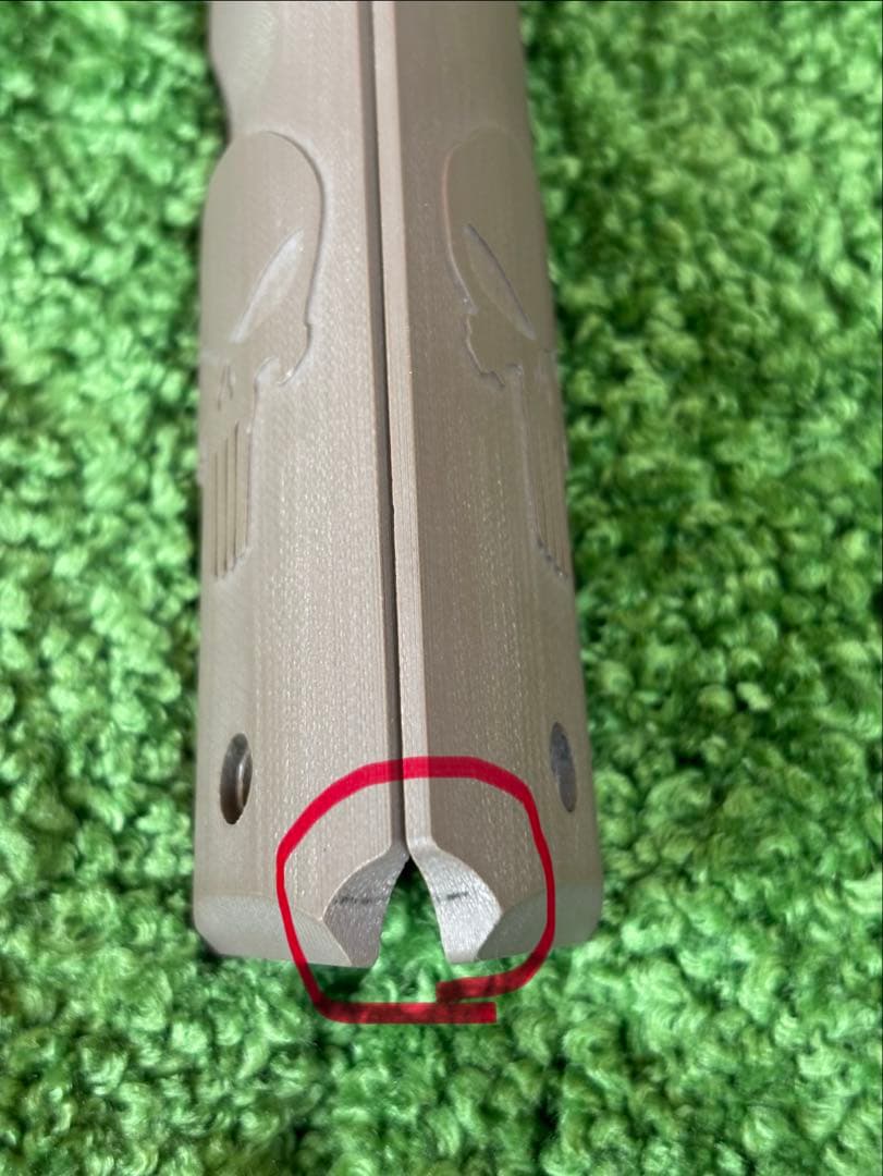 LOKGRIPS 1911フルサイズ用 G10 ガバメントグリップ パニッシャー