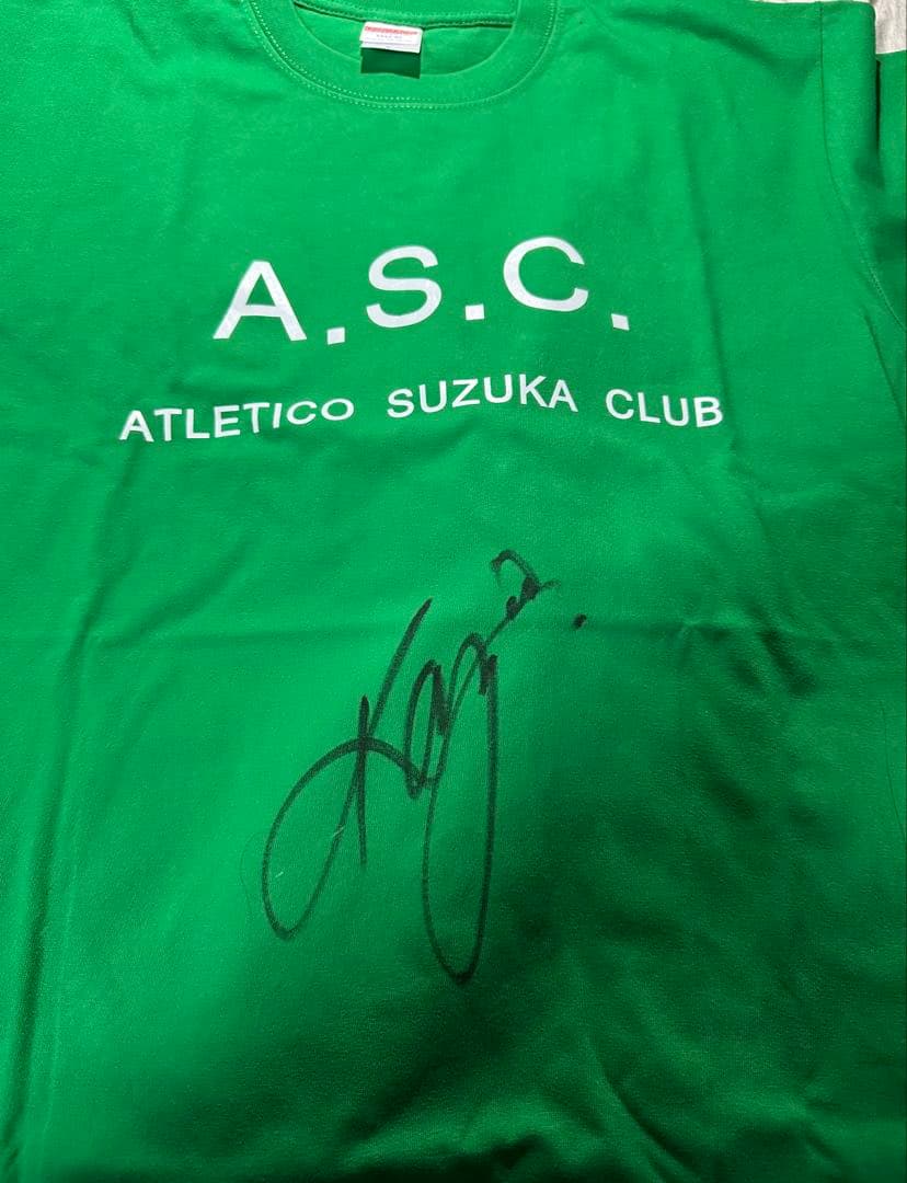 アトレチコ鈴鹿　三浦知良　直筆サイン