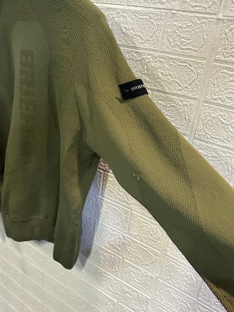 BRIEFING ブリーフィング ニットカーディガン グリーン Lサイズ