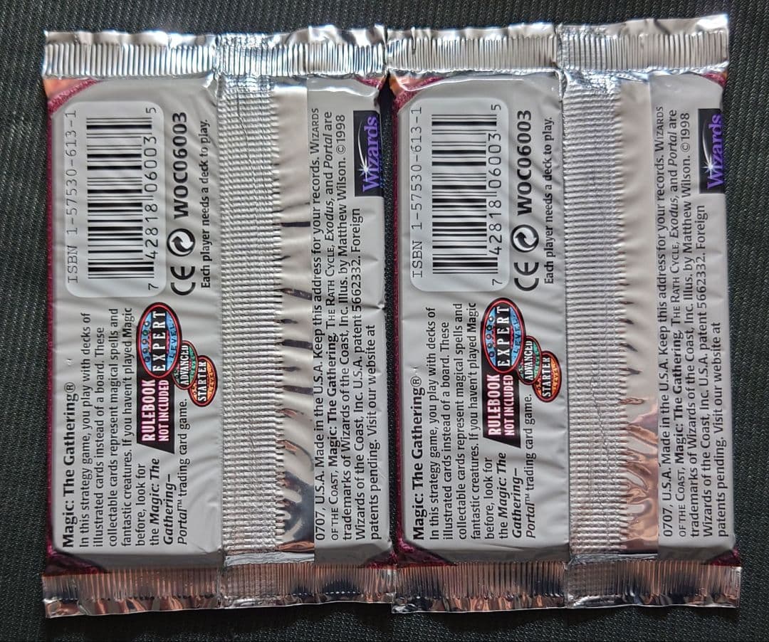 mtg 稀少 絶版 英語版 ブースターパック 2個セット エクソダス exo