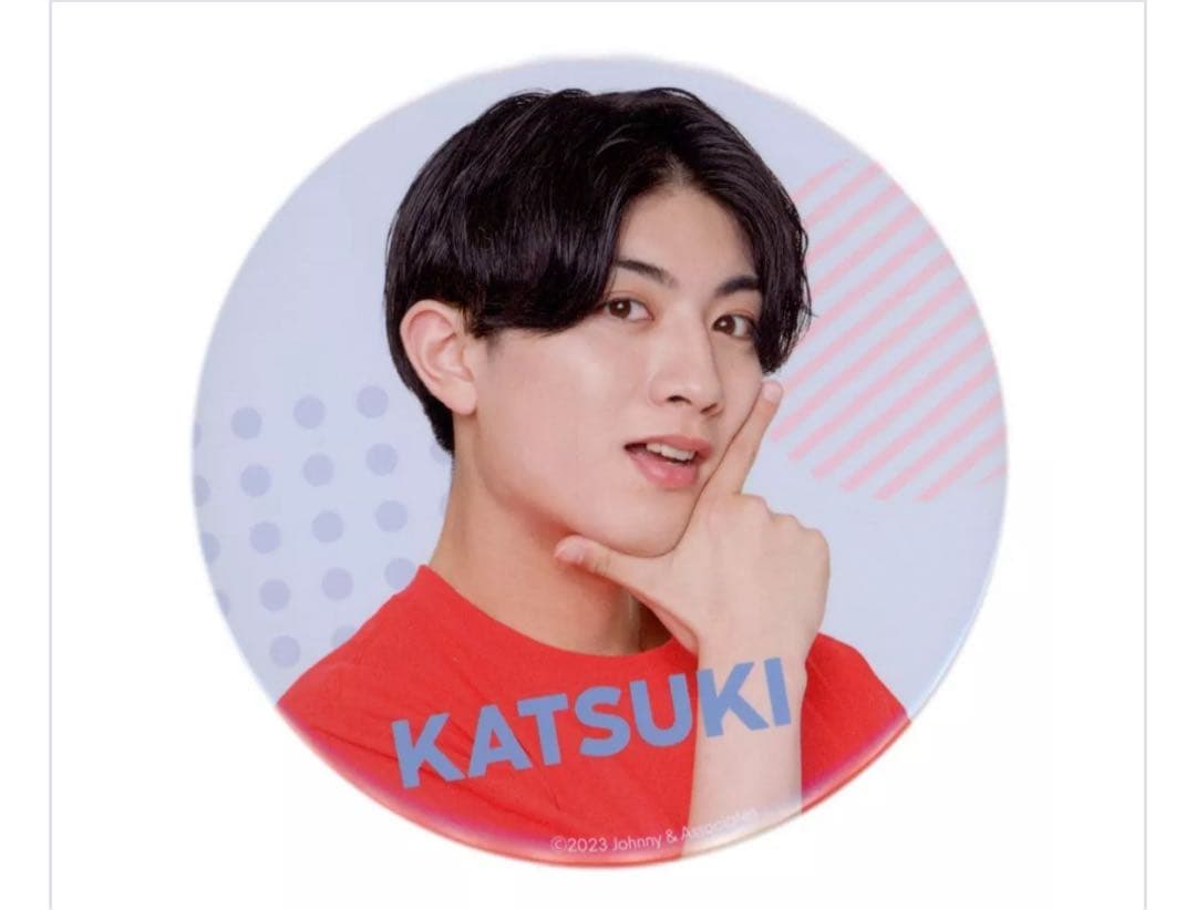 本髙克樹　円形バッジ