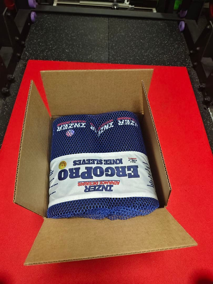 装着だけでスクワット爆伸び INZER エルゴプロ ニースリーブ L 膝を保護