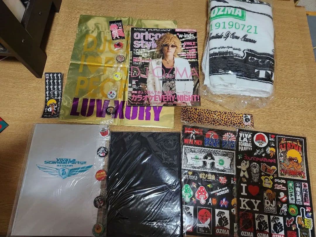 DJ OZMA　氣志團　 グッズ　まとめ売り