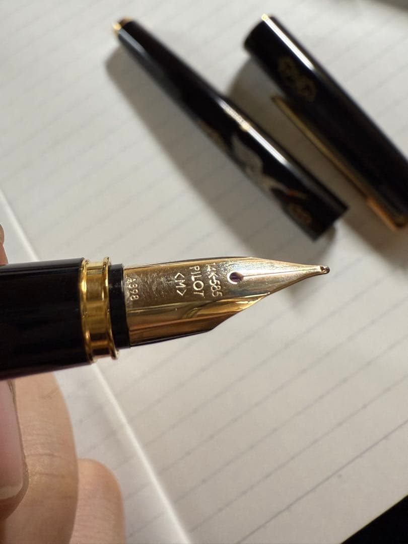 PILOT　万年筆　蒔絵万年筆　鶴　國光會