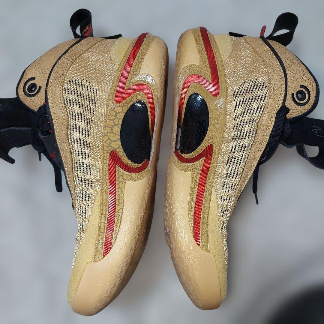 未使用級 NIKE エアジョーダン 36SERUI 八村塁 ゴールド 25cm