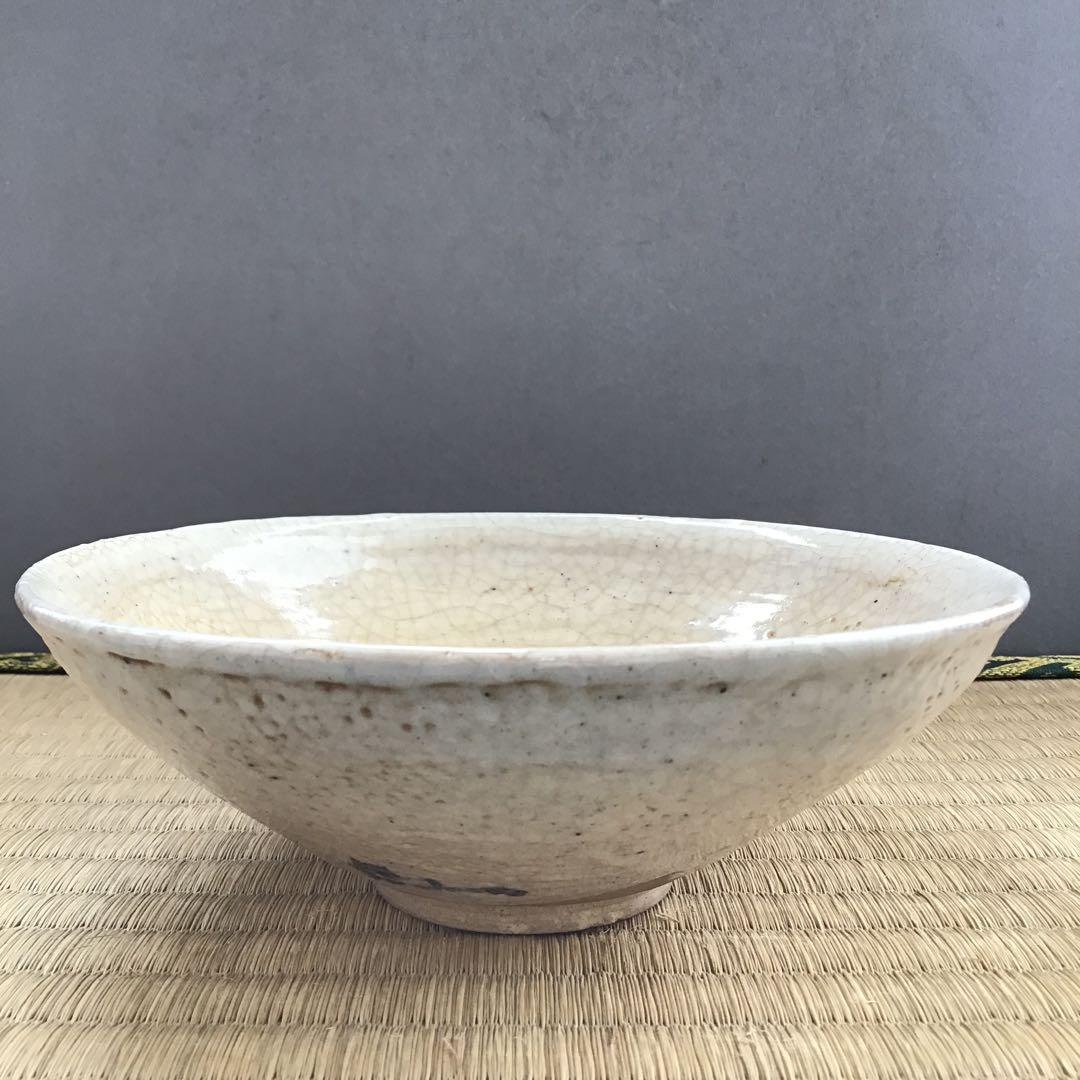 ⭐️茶道具　茶碗　松尾流十一代宗倫居士追善茶会記念の平茶碗　紙箱　S1014CW