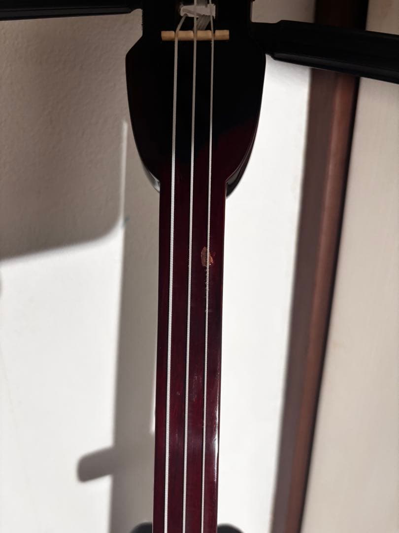 黒木の縞黒材三線