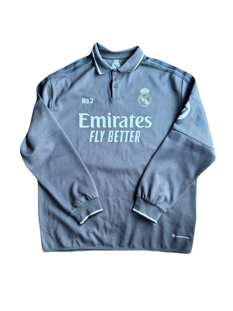 レアル・マドリード クリスティアーノ・ロナウド ジャージ No.7/L/グレー