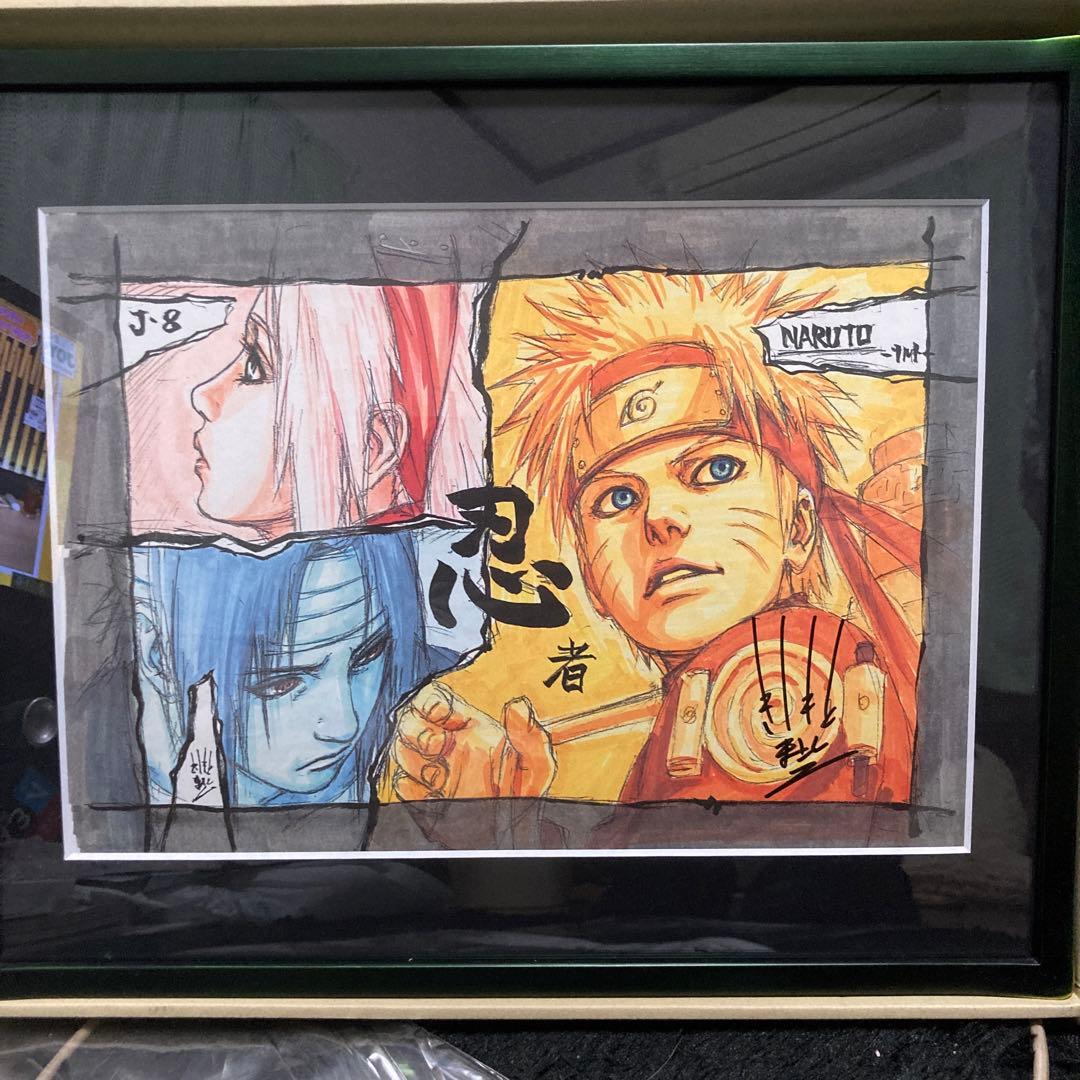 NARUTO 連載8周年記念　岸本斉史先生直筆サイン入り色紙　自己最安値
