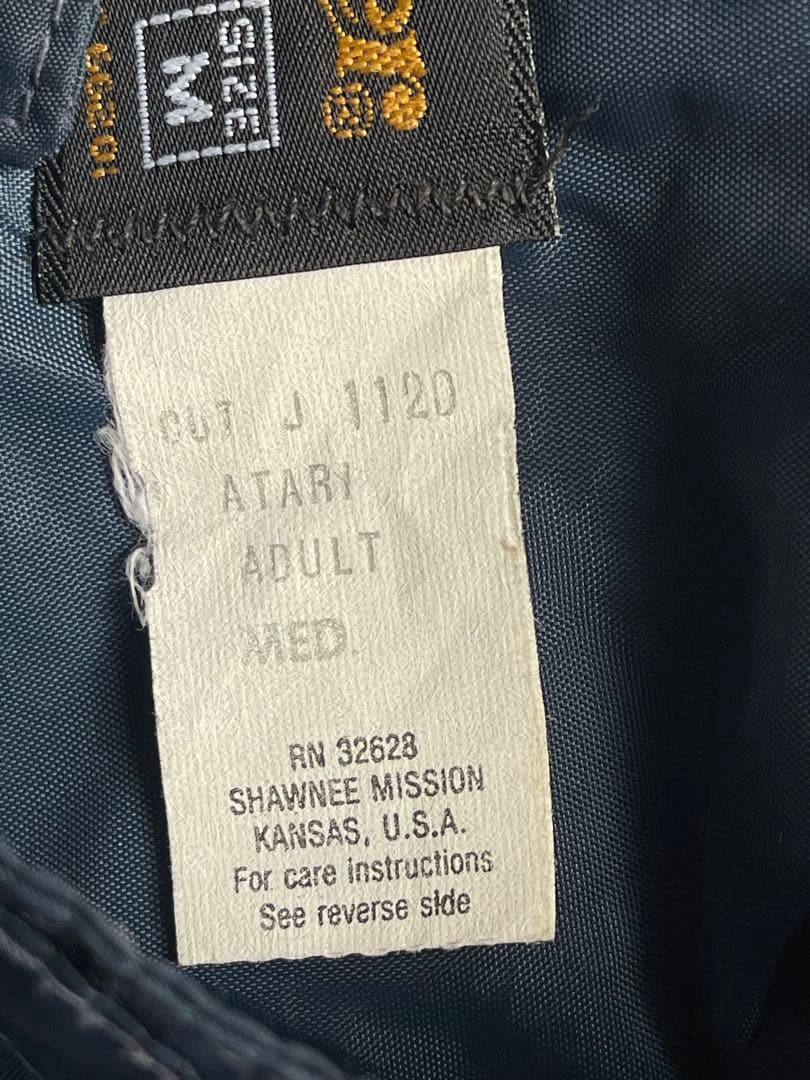 ATARI ナイロンジャケット ネイビー