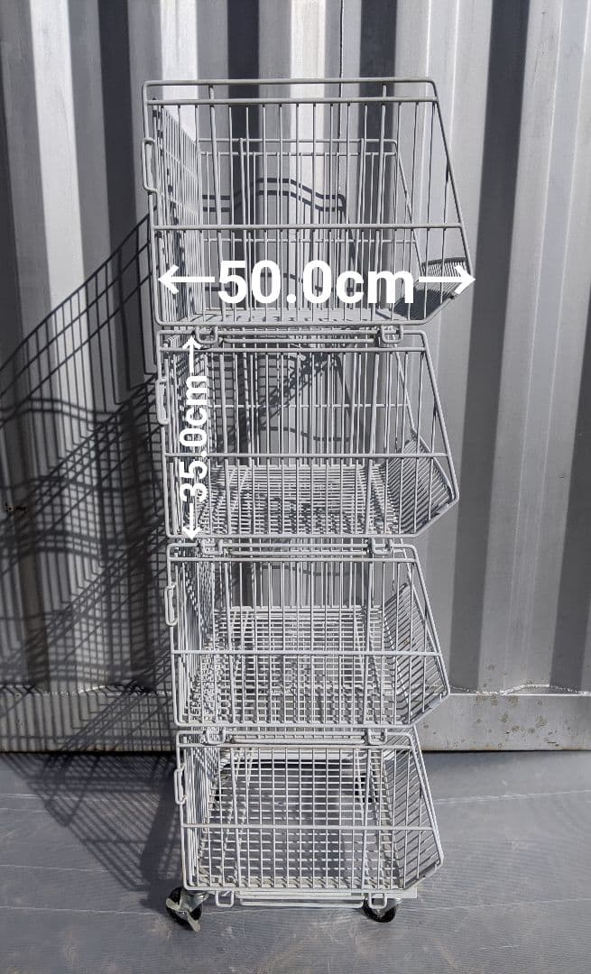 ♦専用♦KAWAJUN河淳　店舗什器　スチールワゴン４段