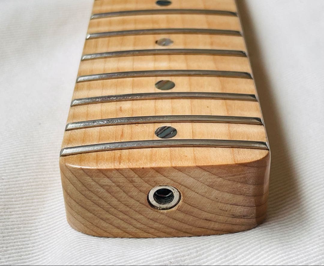 【ネックのみ】ストラトタイプ メイプル\"トラ杢\"