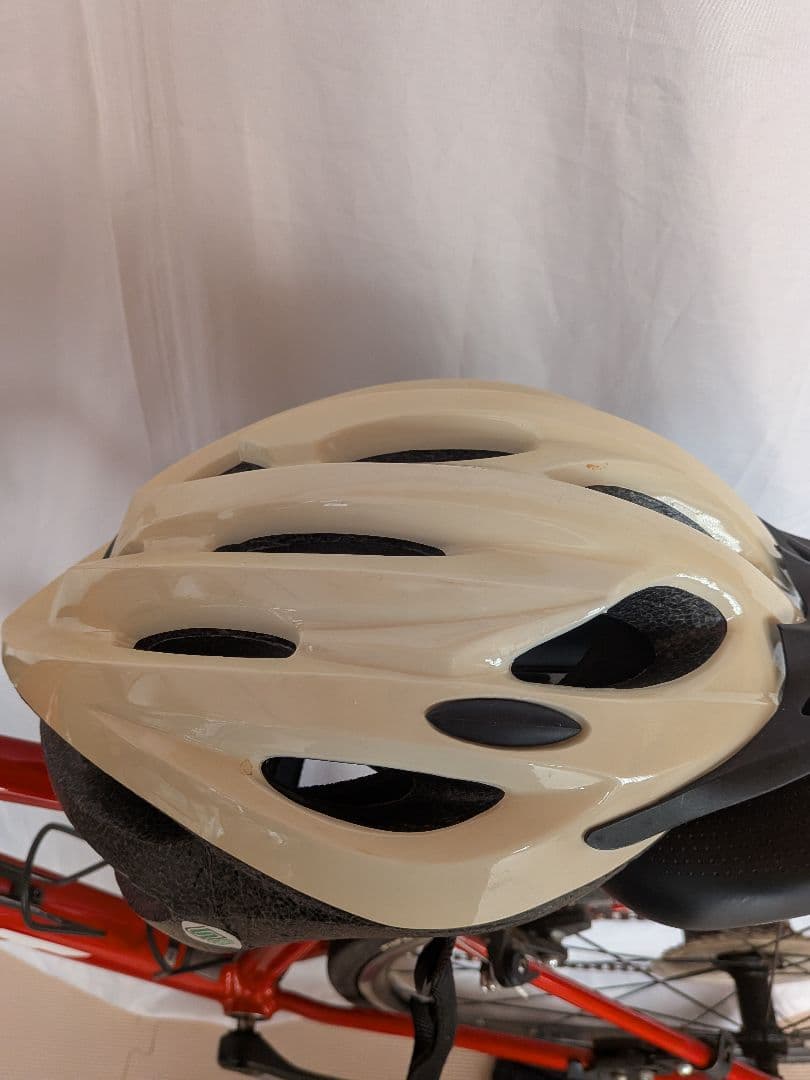 美品！GIANT Contend2　ロードバイク レッド ヘルメット付き　xs