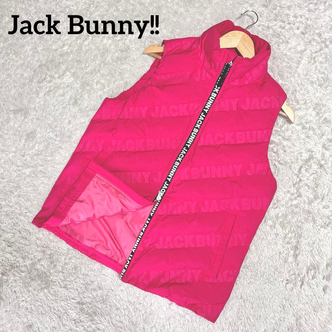 ✨激レア✨ジャックバニー ダウンベスト 総柄 ゴルフウェア サイズ5 L相当