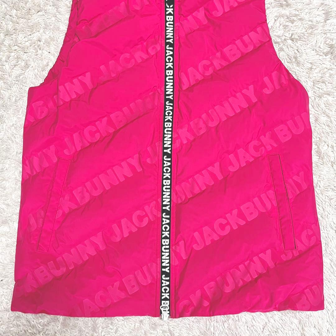 ✨激レア✨ジャックバニー ダウンベスト 総柄 ゴルフウェア サイズ5 L相当