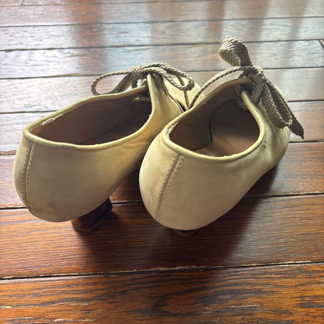 Senovilla フラメンコシューズ ベージュ ヌバック(32.5)