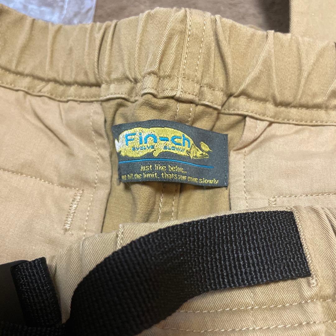新品未使用Fin-ch Floreana10-chinochino 利休白茶色M