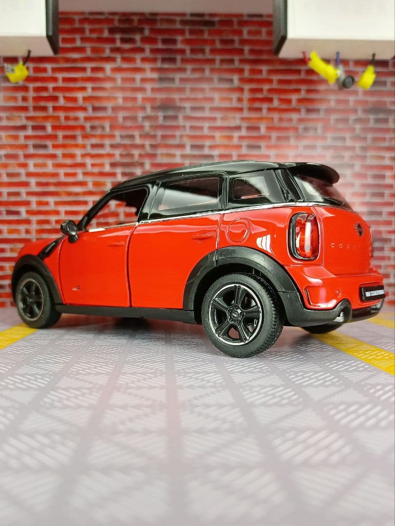  Minicooper レッド ミニカー 2ド 1:24
