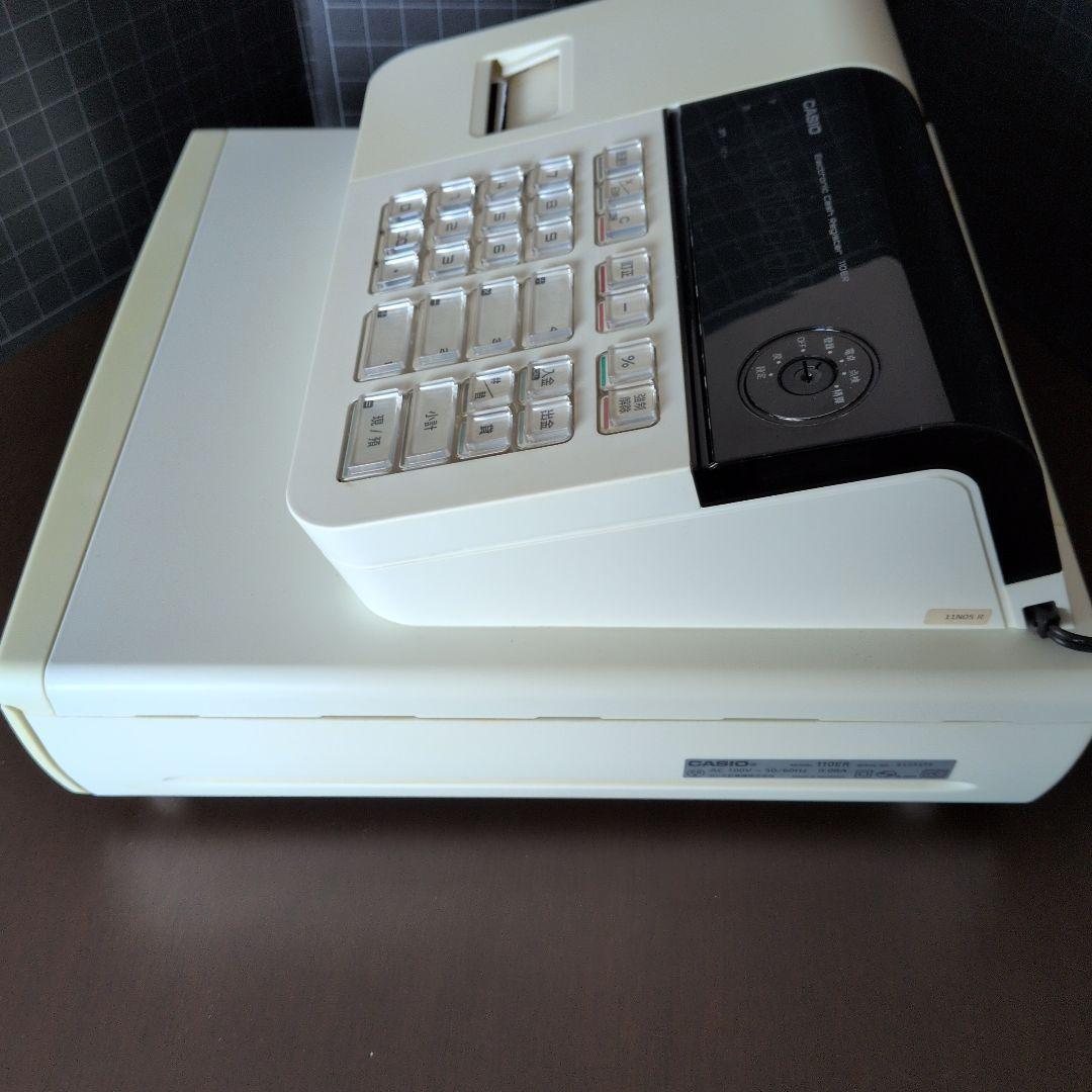 CASIO 電子レジスター 110ER中古美品内鍵外鍵各2個