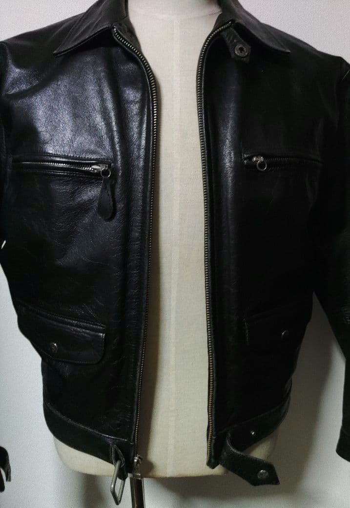 黒革ジャケット①