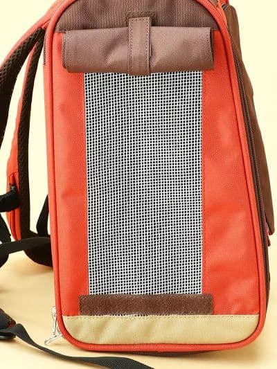 【ブルー】go slow caravan レトロ テント ペットキャリーリュック