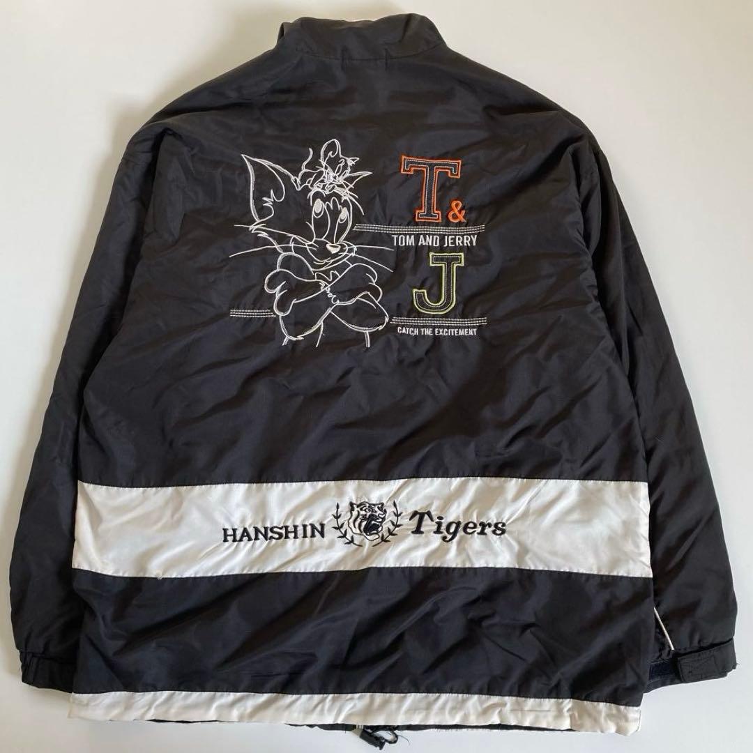 【レア】阪神タイガース × トムとジェリー コラボジャケット 刺繍デザイン LL