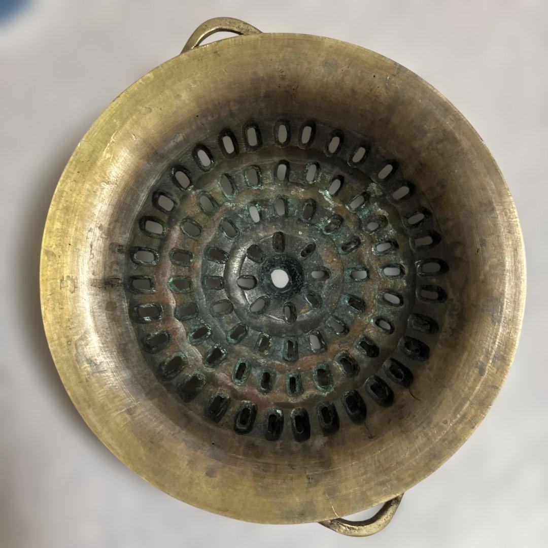 真鍮製ドーム型ジンギスカン鍋26cm