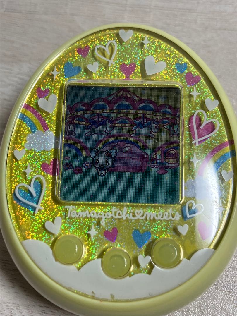 【動作確認済】たまごっち みーつ メルヘンみーつ ver.イエロー 本体