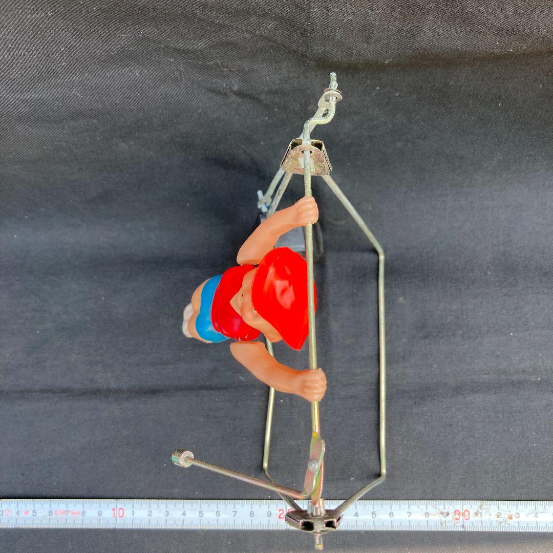 当時物　体操少年　セルロイドゼンマイ　完動