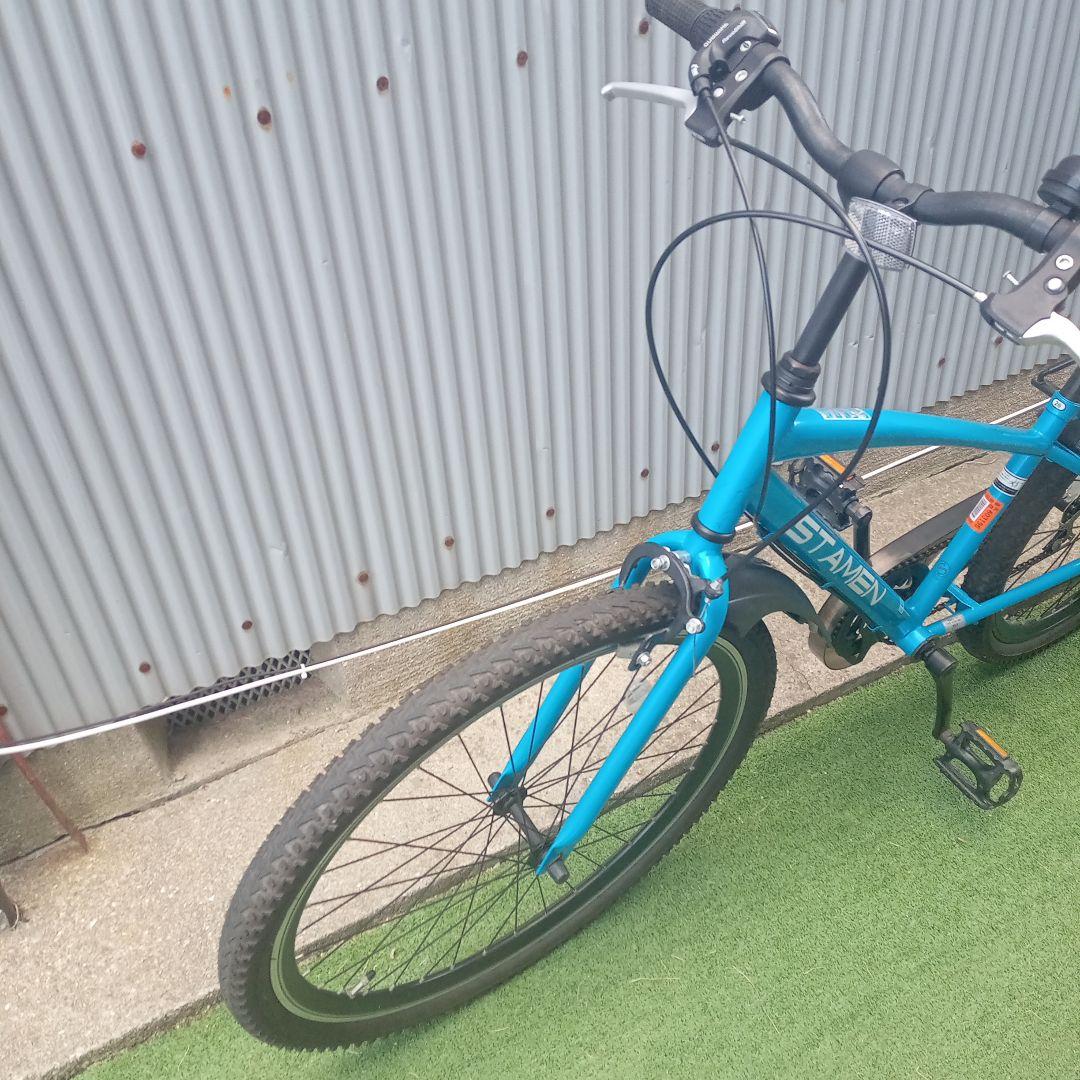 【堺市引き取り限定】 STAMEN キッズサイクル 外装6段変速 26インチ