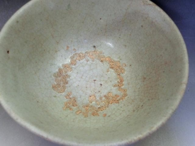 茶碗■李朝 白釉 古茶碗 砂高台 お茶道具 ぐい呑み 古玩 唐物 中国 時代物■