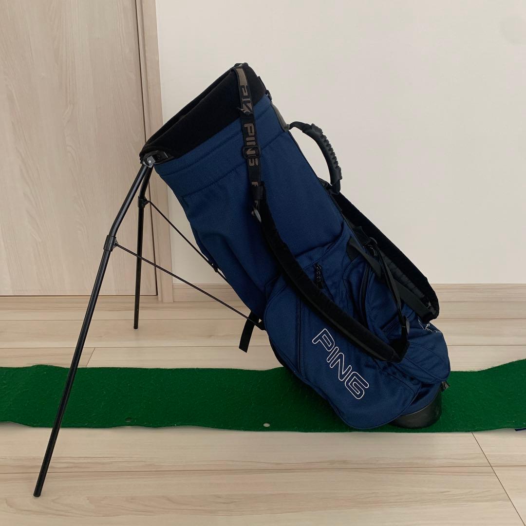 PING ゴルフバック ネイビー スタンド式 レア