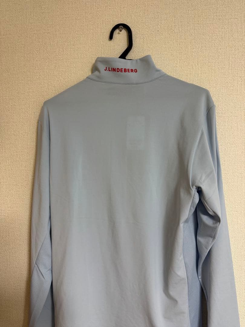 J.LINDEBERG ハーフジップシャツ ライトグレー