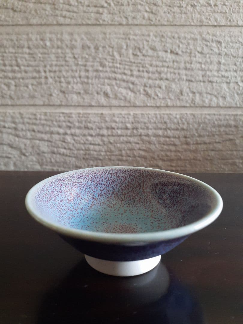 日展作家 真右ェ門 燿変辰砂ぐい呑み 共布 共箱 他 真右衛門 真右エ門